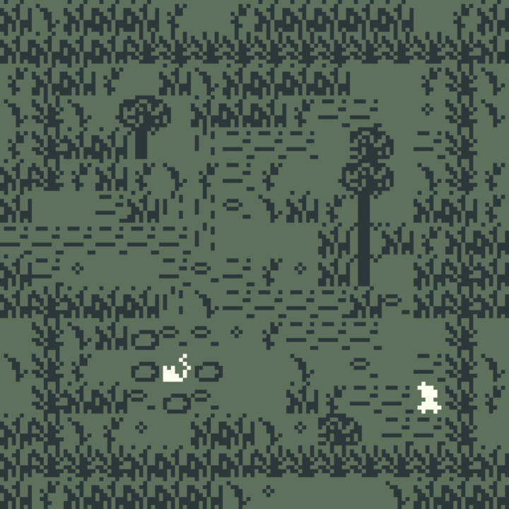 Garden Soup! — garden scene with frog